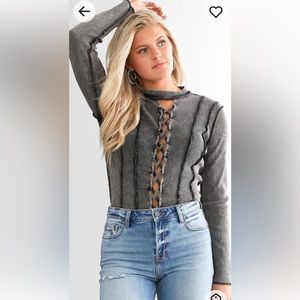 Gilded Intent Exposed Seam Top